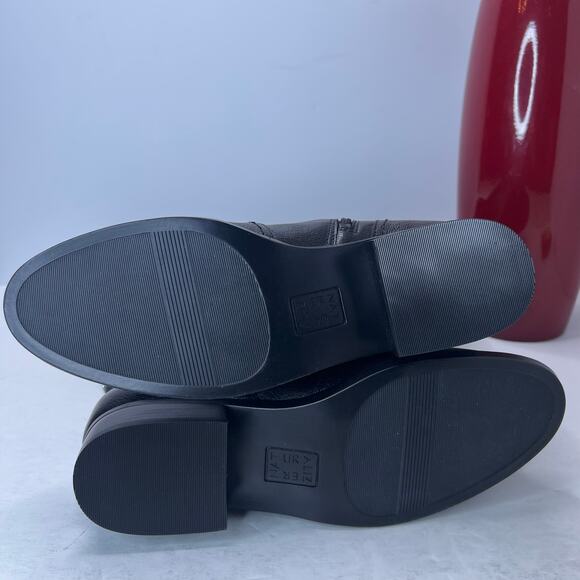 Naturalizer Rena2 Leather Knee High Riding Boot Black Women 9.5WW Wide Calf NWOB - Picture 9 of 10